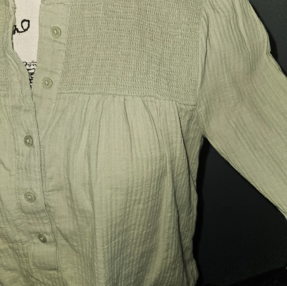 J.Crew Womans Long Sleeve Green Size XS - Picture 3 of 11